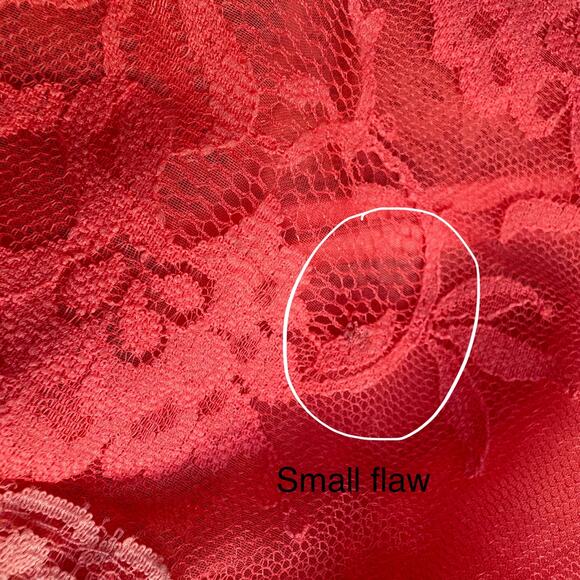 VTG Victorias Secret Gold Label Bodysuit Teddy Sm Peach Lace  Bows Coquette Sexy - Picture 13 of 13